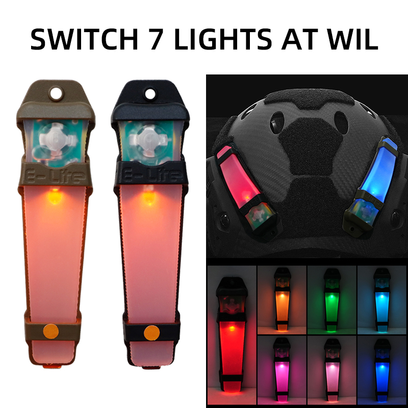 Qc Hunting & Outdoor Sports Photos - BOOIU-luz táctica para casco, luz intermitente