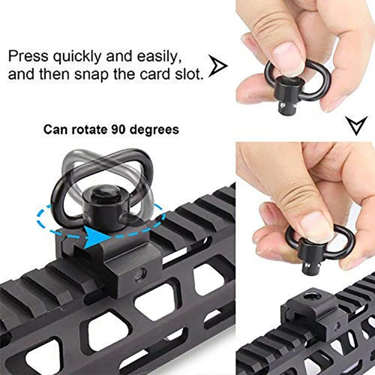 Correa Táctica para Arma, Hebi - Rifle Sling Swivel reseña y precio