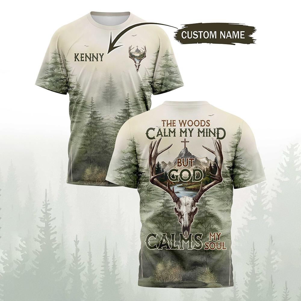 Camiseta con estampado de anim - Outdoor Hunting Names reseña y precio