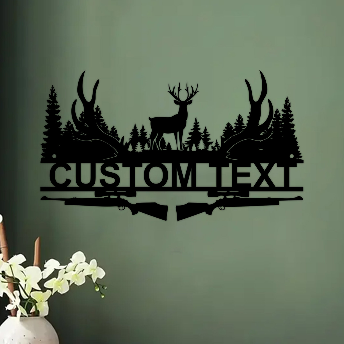 Letrero de Metal de cabina de  - Outdoor Hunting Names reseña y precio
