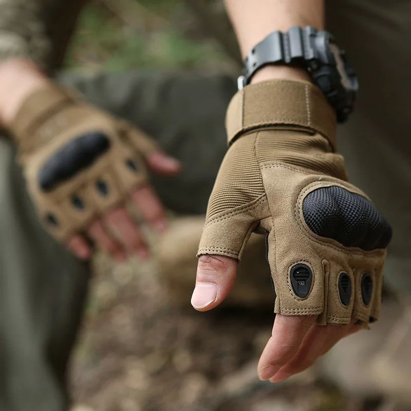 Guantes Tácticos de Dedo Compl - Hunting Outdoor Logos reseña y precio