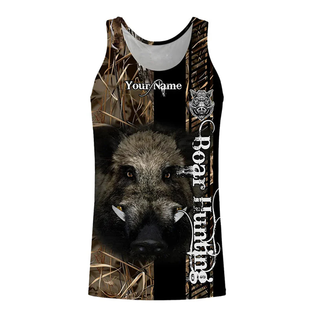 Camiseta sin mangas con estamp - Outdoor Hunting Names reseña y precio