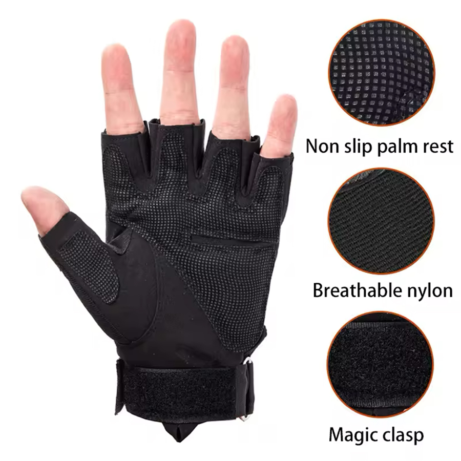 Guantes tácticos de medio dedo - Outdoor Hunting Names reseña y precio