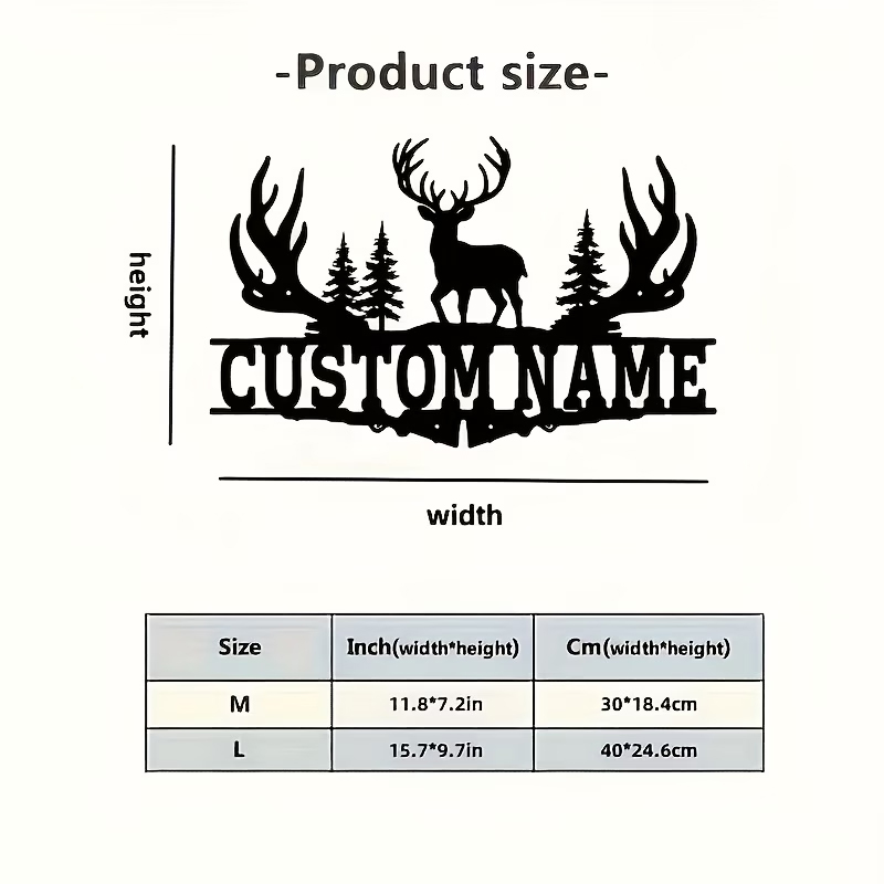 Arte de Pared Metálico Persona - Outdoor Hunting Names reseña y precio