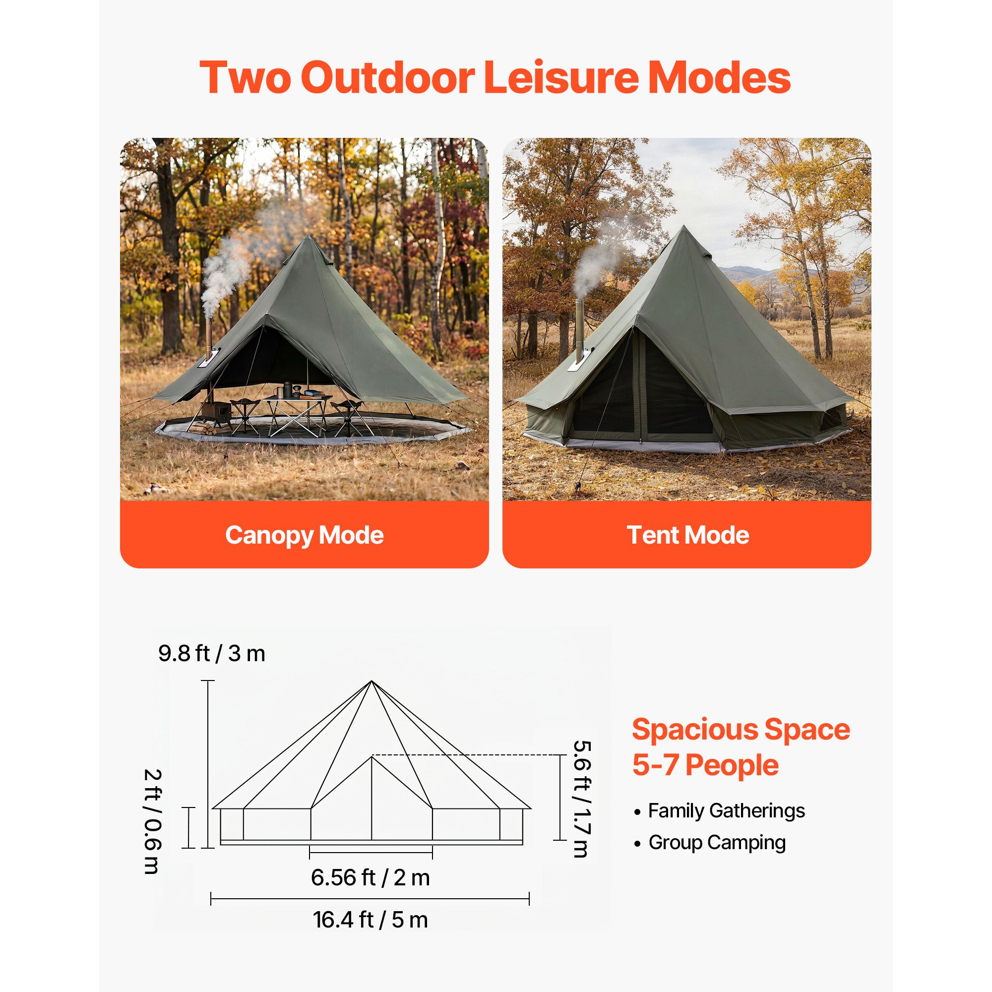 Tienda de campaña tipo campana - Outdoor Hunting Tent reseña y precio