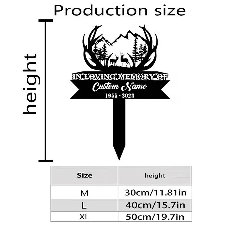 Estaca Conmemorativa Personali - Outdoor Hunting Names reseña y precio